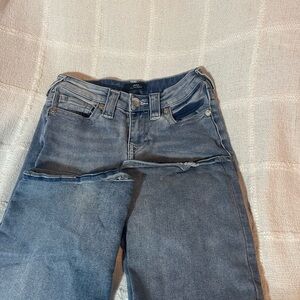 True Religion Women's Blue Straight Jeans